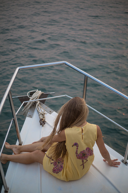 Mystic Flamingo - soft Yellow