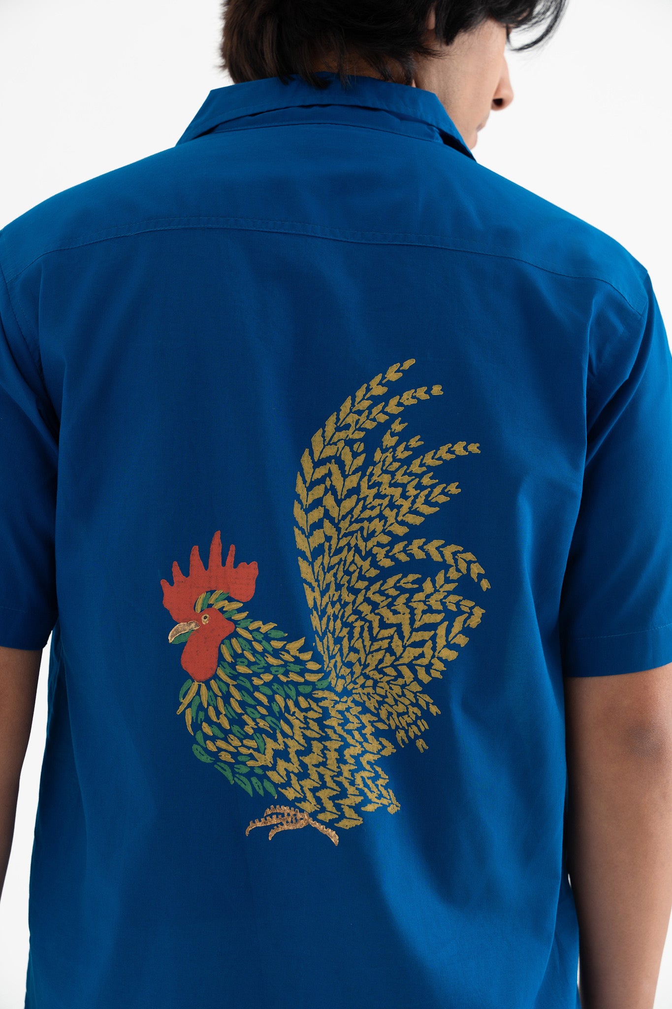 Feathered Flaire- Indigo Blue