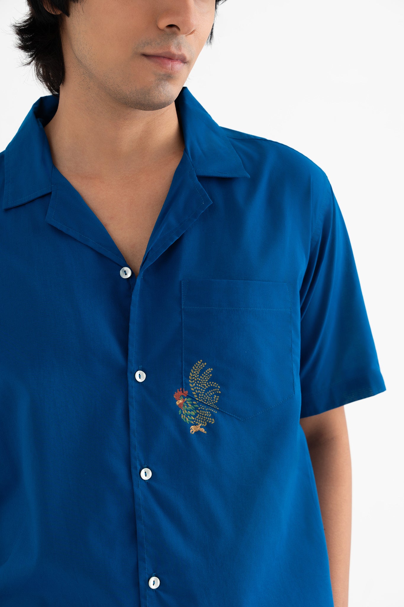 Feathered Flaire- Indigo Blue