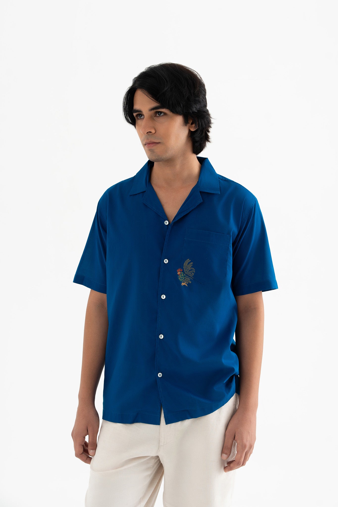 Feathered Flaire- Indigo Blue