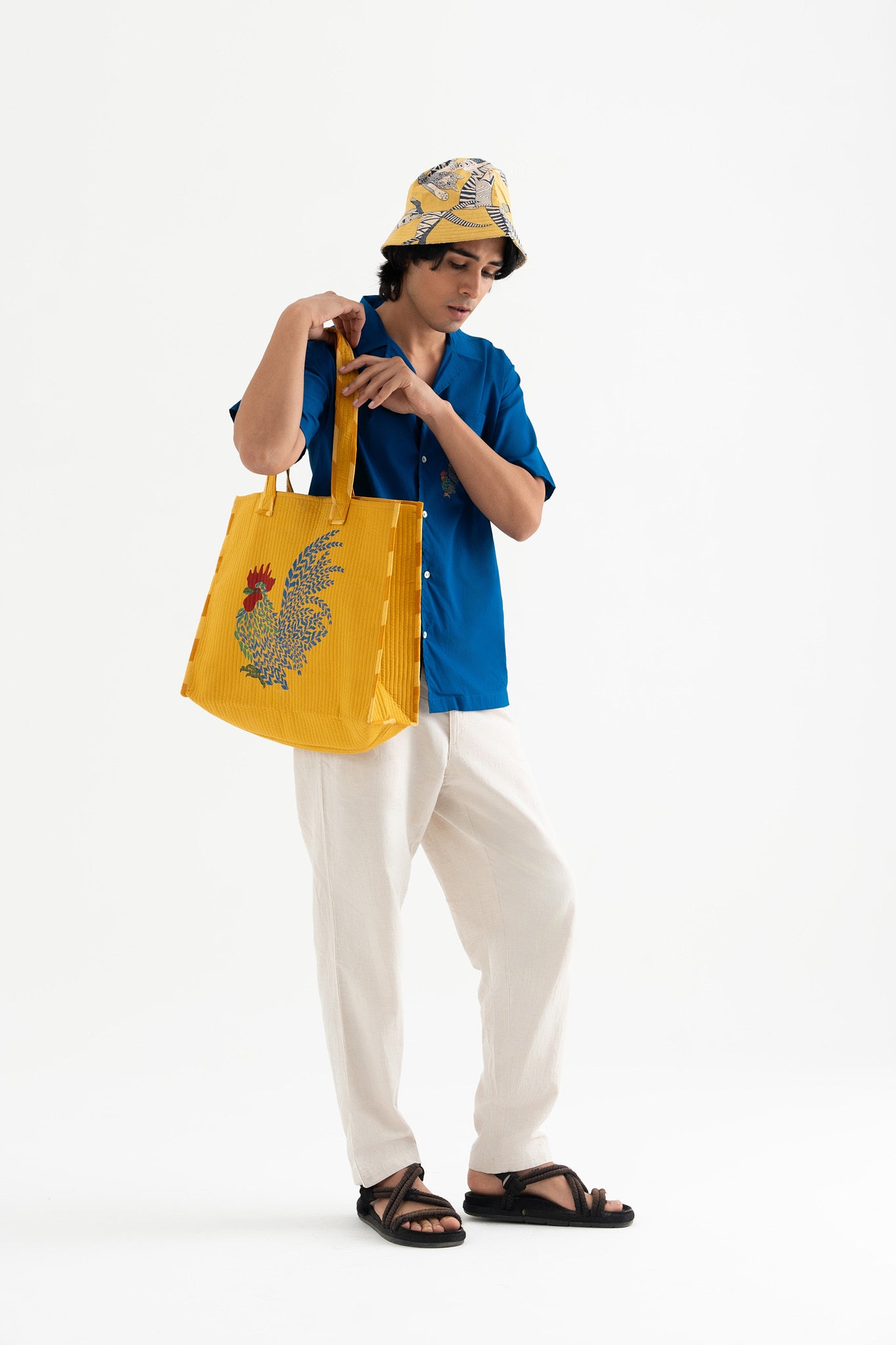 Feathered Flaire- Indigo Blue