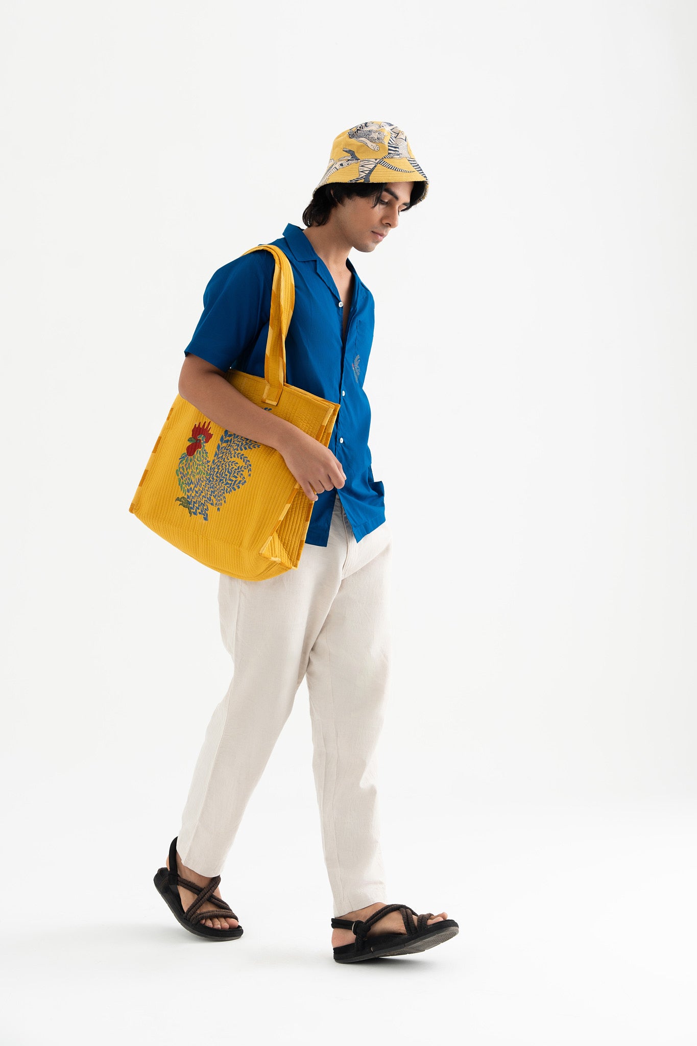 Feathered Flaire- Indigo Blue