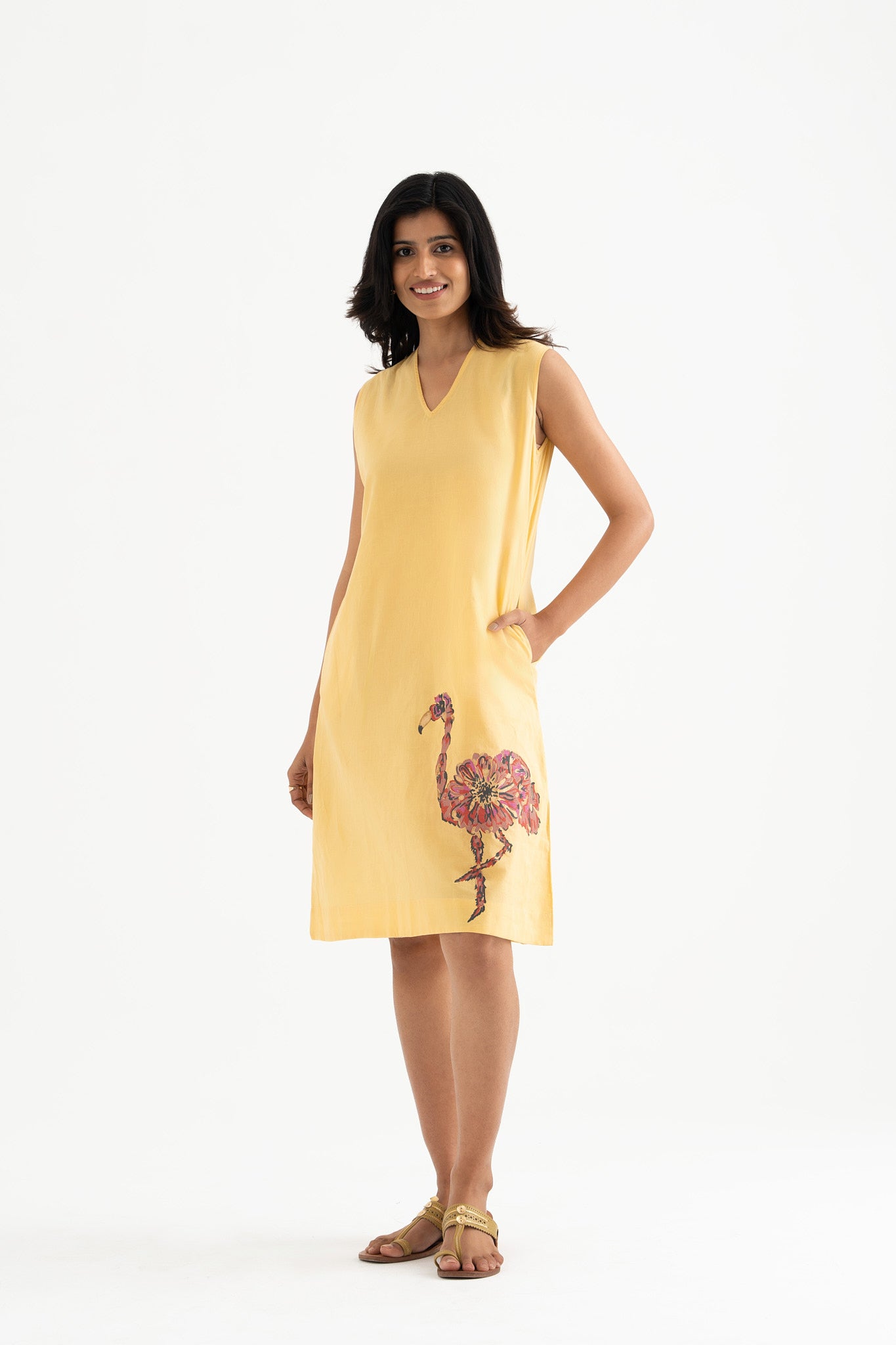 Mystic Flamingo - soft Yellow