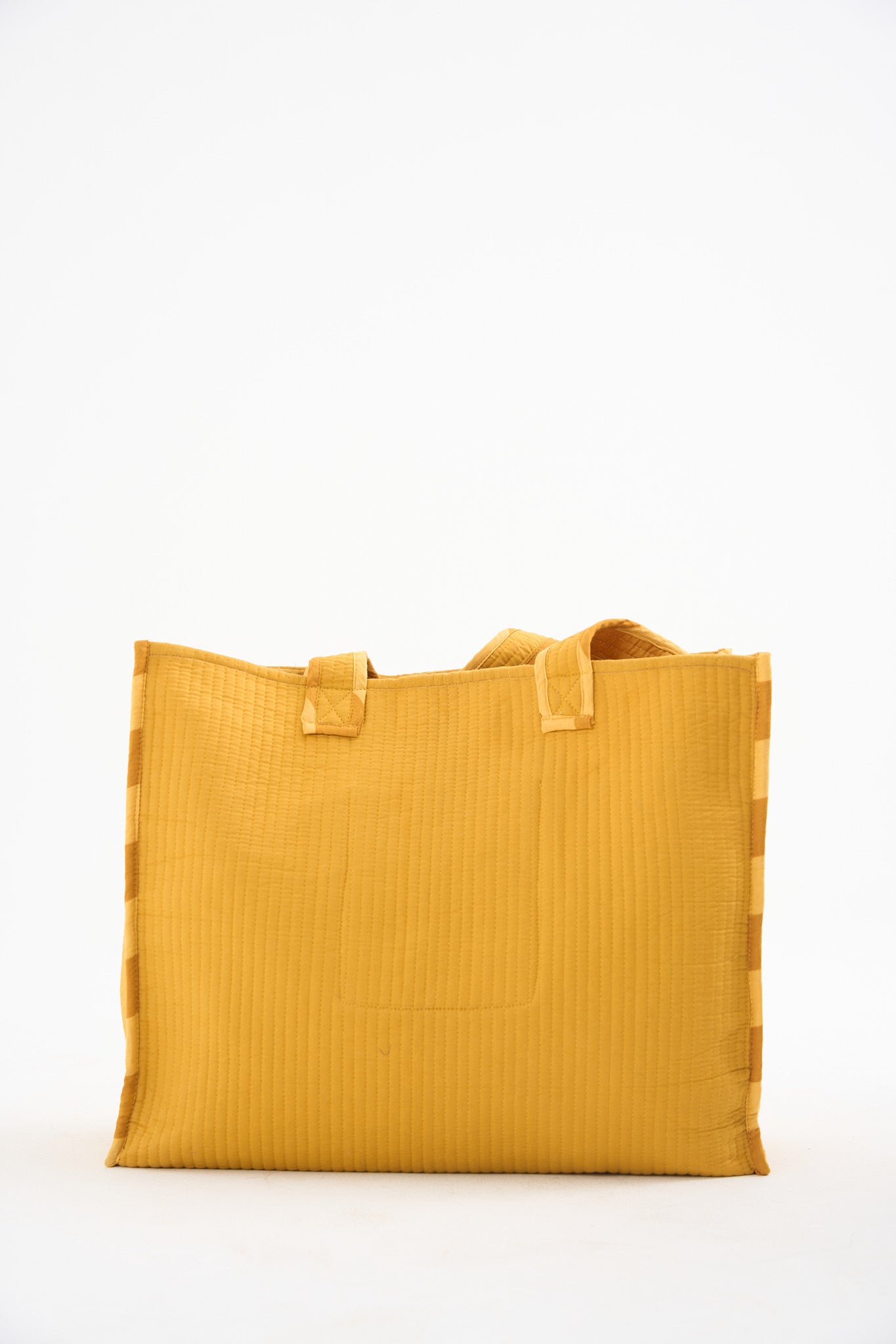 Feathered Flaire-Mustard Bag