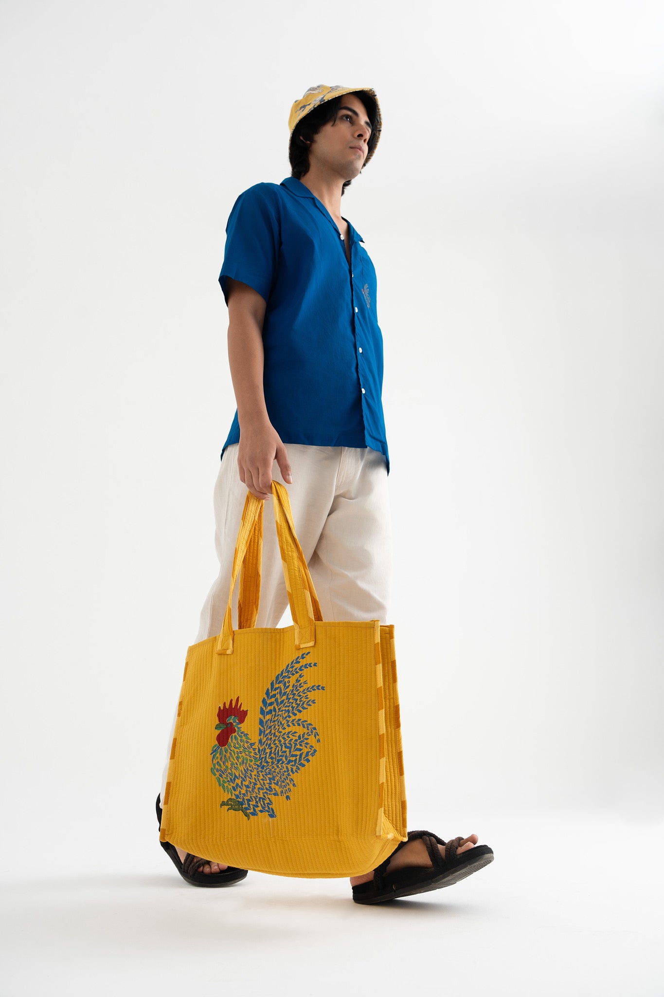 Feathered Flaire- Indigo Blue