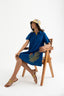 Feathered Flaire - Indigo Blue