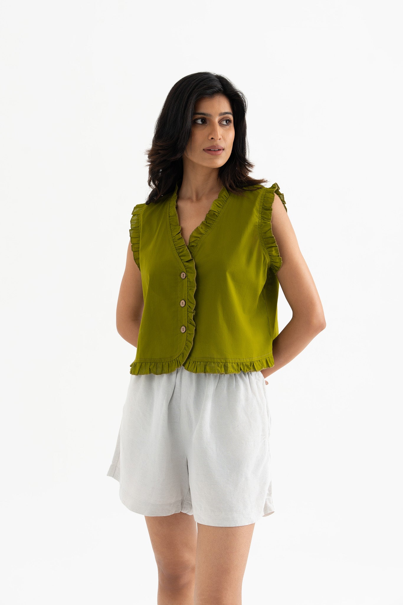 Peacock Bloom - Mehndi Green